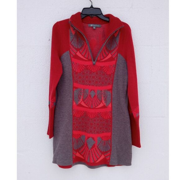 Title Nine Tunic Merino Wool Sweater Dress Women's Medium